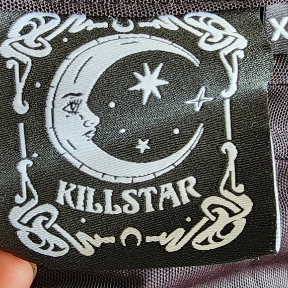 Killstar Fearless Mesh BF Tee Oversized Skull XS - Picture 6 of 6